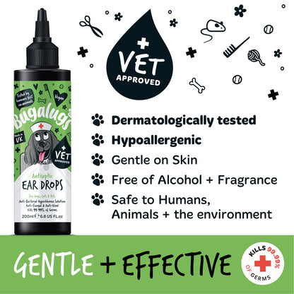 Antiseptic Ear Drops for Dogs