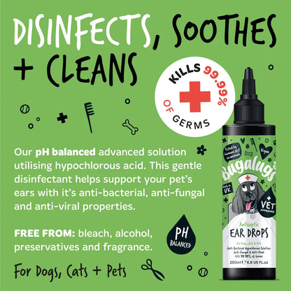 Antiseptic Ear Drops for Dogs