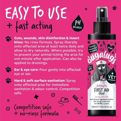 Antiseptic First Aid Spray for Dogs