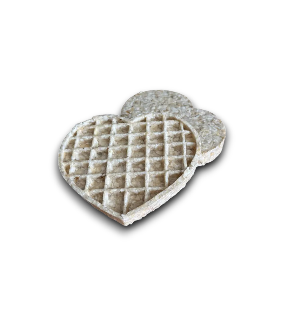 Buffalo Collagen Waffle Heart Large