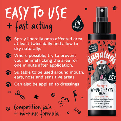 Antiseptic Wound & Skin Spray for Dogs